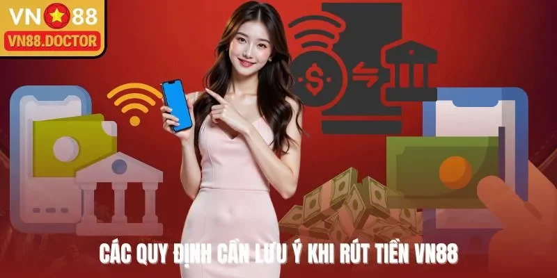 Các quy định cần lưu ý khi rút tiền VN88